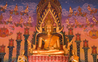 Buddha statue at Thai temple.