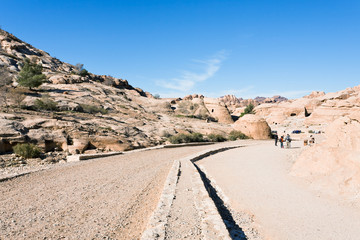 Bab as-Siq - way to town Petra
