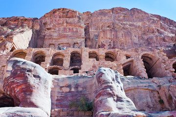 facade of Urn Tomb in Petra
