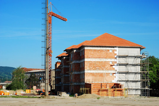 block under construction