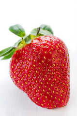 Strawberry on table