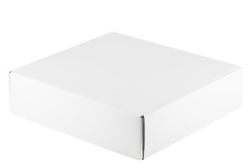 Blank white box
