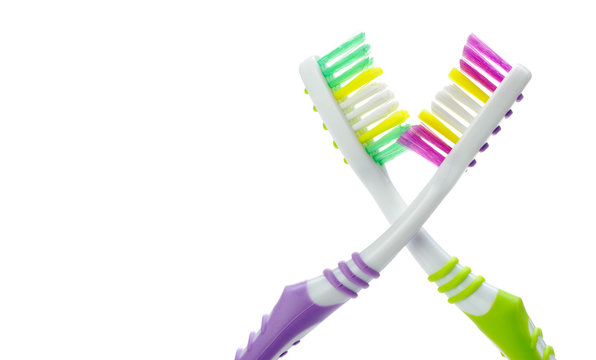 Two color toothbrushes