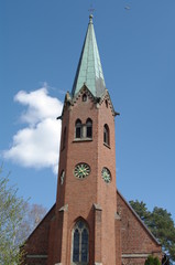 Fototapeta premium Kirche Seedorf 2