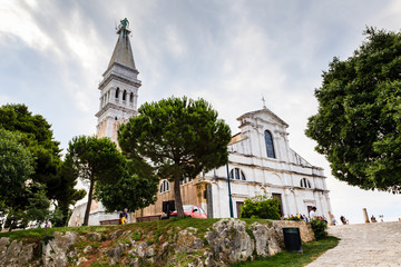 Saint Euphemia Church in the City of Rovinj, Croatia