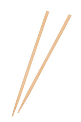 Chopsticks isolated on white background.