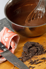 Preparing Chocolate Pudding
