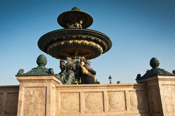 fontaine place de la concorde à Paris
