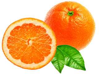 orange isolated on white background
