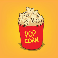 Popcorn in a bucket