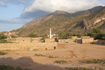 Traditional village in Socotra island, Yemen