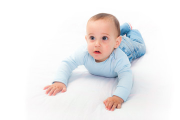 Little Child on the Bed