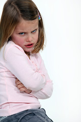Child having a temper tantrum