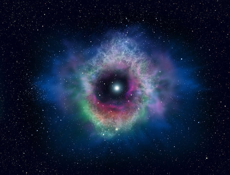 Fototapeta Illustration of a nebula