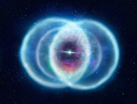 Fototapeta Illustration of a nebula