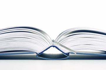 Detail of an open book