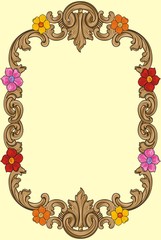 floral frame