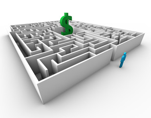 maze dollar sign