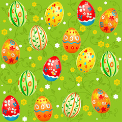 Easter seamless pattern
