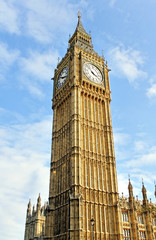 Fototapeta na wymiar Big Ben i Pałac Westminsterski.