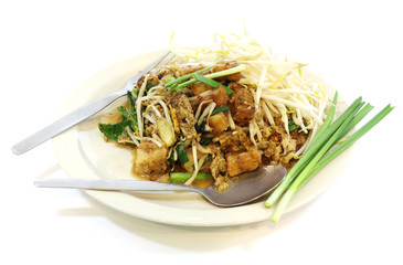 Mix flour fried radish, Like Pad Thai