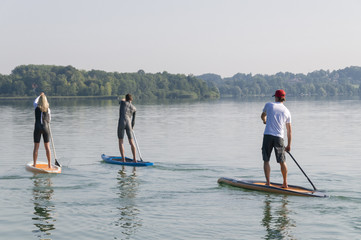 Ausfahrt auf dem See