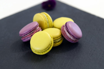 Macarons de Paris à la lavande et à la pistache
