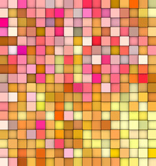 abstract 3d gradient backdrop cubes in happy fruity colors