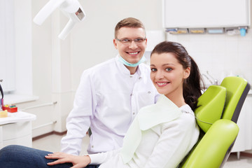 A dentist and a girl