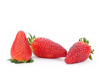 Three strawberries