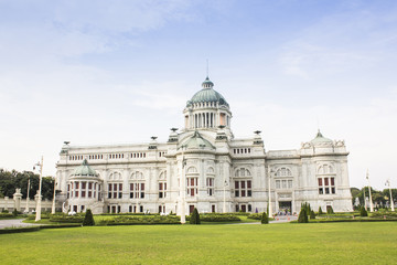 Naklejka premium The Ananta Samakhom throne hall in thailand