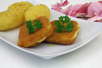 gebackener Emmentaler