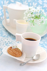 Obraz na płótnie Canvas Сup of morning coffee