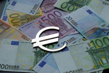 Euro, EUR, Währung, Geld, Banknoten, Geldscheine, Eurozeichen