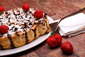 Cheesecake With Chocolate Top