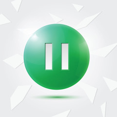 Green Pause button