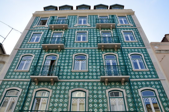 Fachada de azulejos, Lisboa.