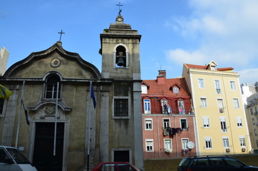 Obraz premium visitas, excursión, guiada, edificios, fachadas, ciudad, avenidas