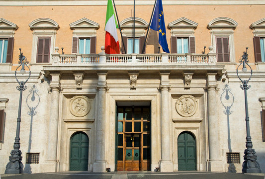 Italian Chamber of Deputies entrance