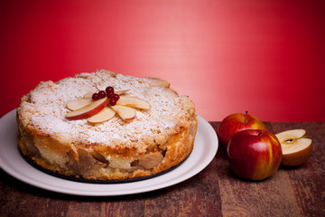 Delicious Cake With Sour Apples