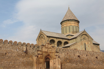 Obraz premium Svetitskhoveli Cathedral in Mtskheta, Georgia