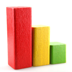 Wooden building blocks