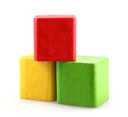 Wooden building blocks