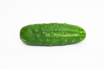 Cucumber isolated on white background.