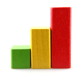 Wooden building blocks