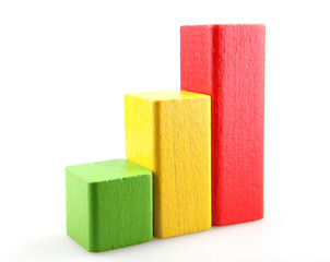 Wooden building blocks