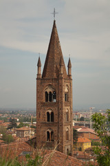 Fototapeta na wymiar Antigua Colegiata de Santa Maria della Stella en Rivoli