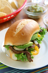 Mexican Beef Sandwich