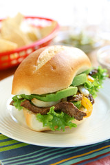 Mexican Beef Torta