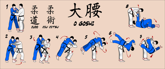 Martial Art Technique - obrazy, fototapety, plakaty